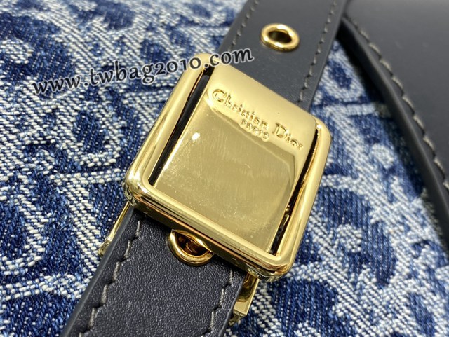 Dior专柜新款迪奥高仿原单Montaigne丹宁系列链条肩背斜挎女包 djfk1569